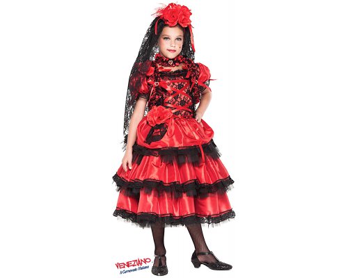 Costume di carnevale SPAGNOLA PRESTIGE RAGAZZA